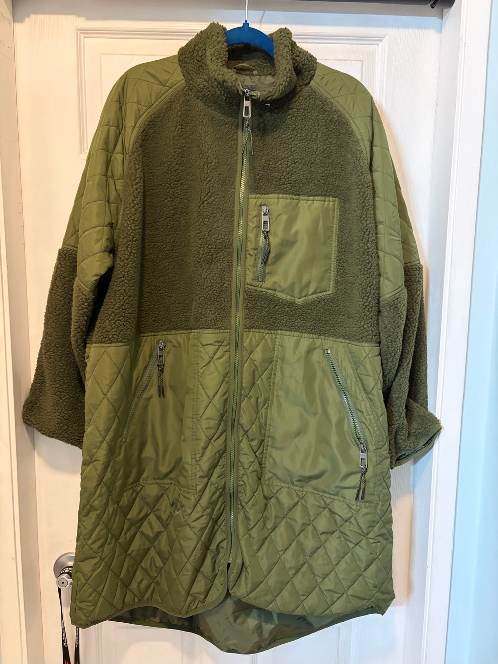 BNWT- ONLY ONLOHIO QUILT MIX FALL COAT
